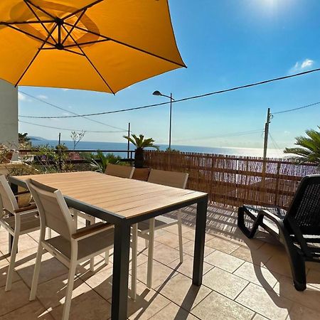 Marina Di Andrano - Alisso, Casa Vista Mare Con Parcheggio Privato E Wifi Villa Eksteriør bilde