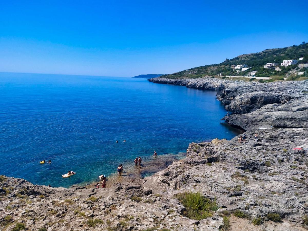 Marina Di Andrano - Alisso, Casa Vista Mare Con Parcheggio Privato E Wifi Villa Eksteriør bilde
