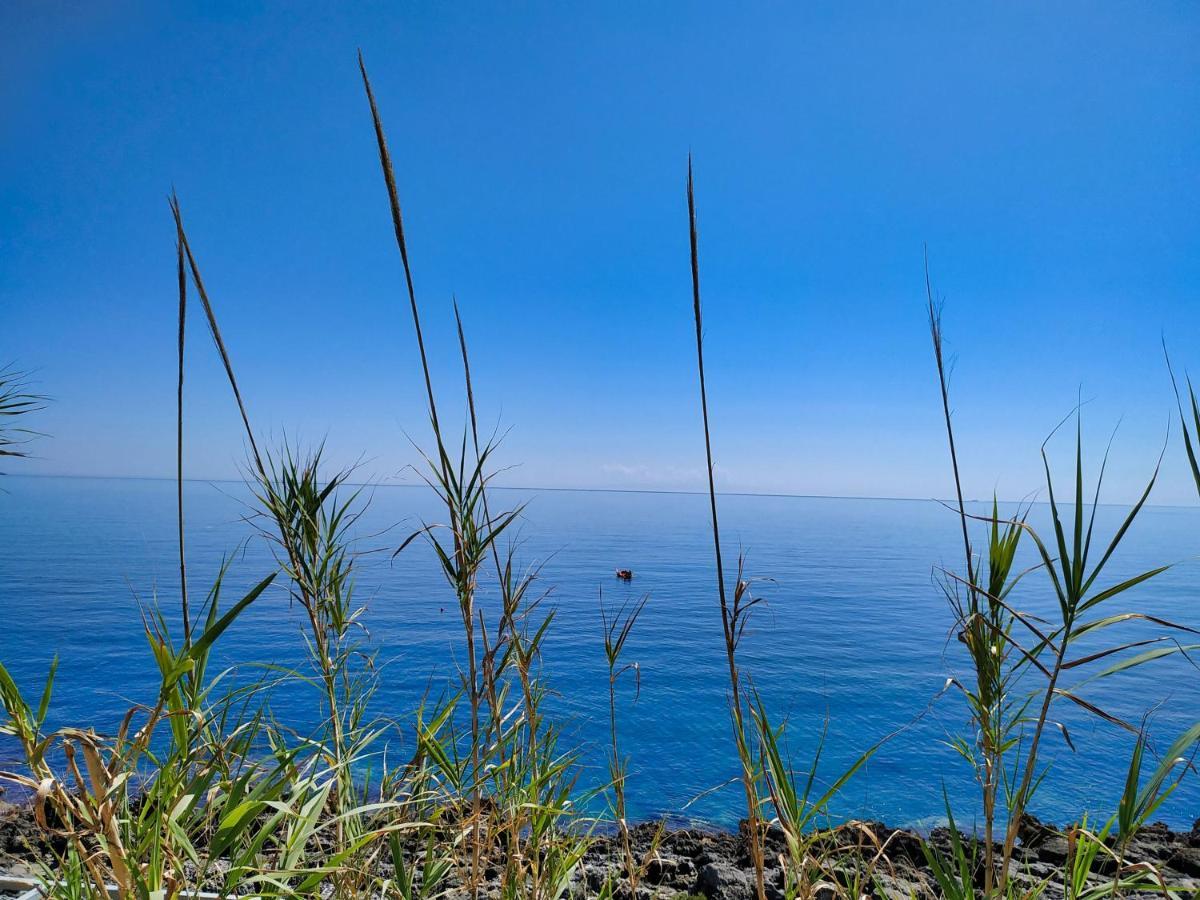 Marina Di Andrano - Alisso, Casa Vista Mare Con Parcheggio Privato E Wifi Villa Eksteriør bilde